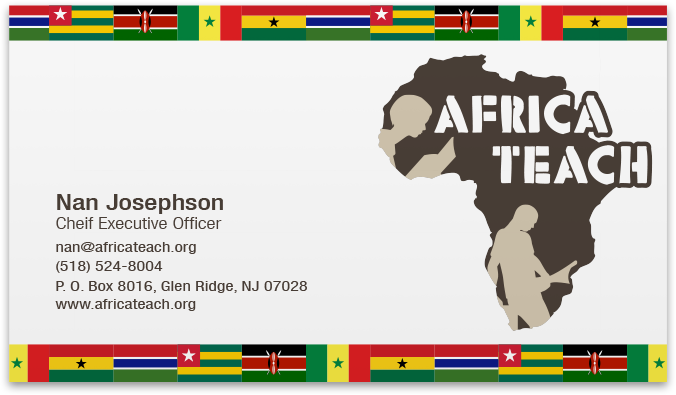 Africa Teach Card Logo Image
