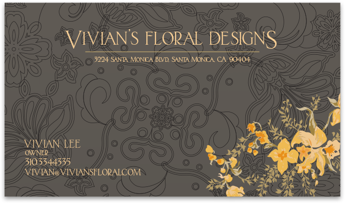 Floral Designer's Card Logo Image