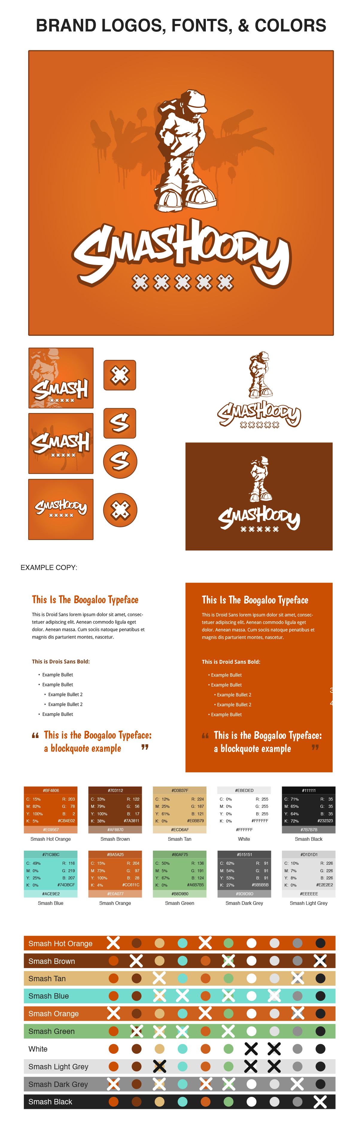 Smashoody: Logos, Colors & Fonts Image