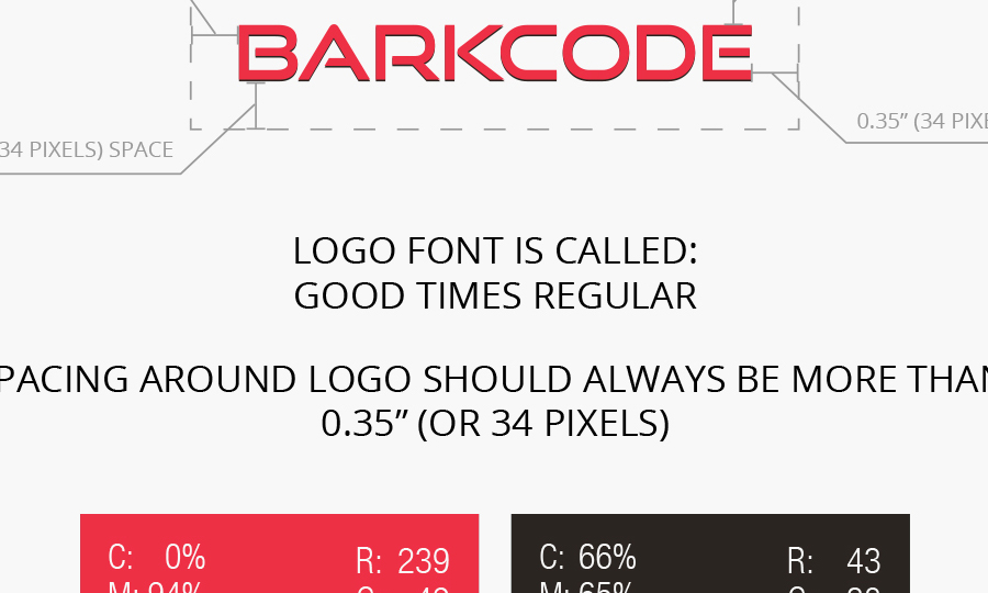 Barkcode Logo Spacing & Colors Guide Thumbnail