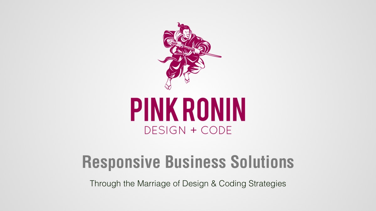 Pink Ronin Slide 1