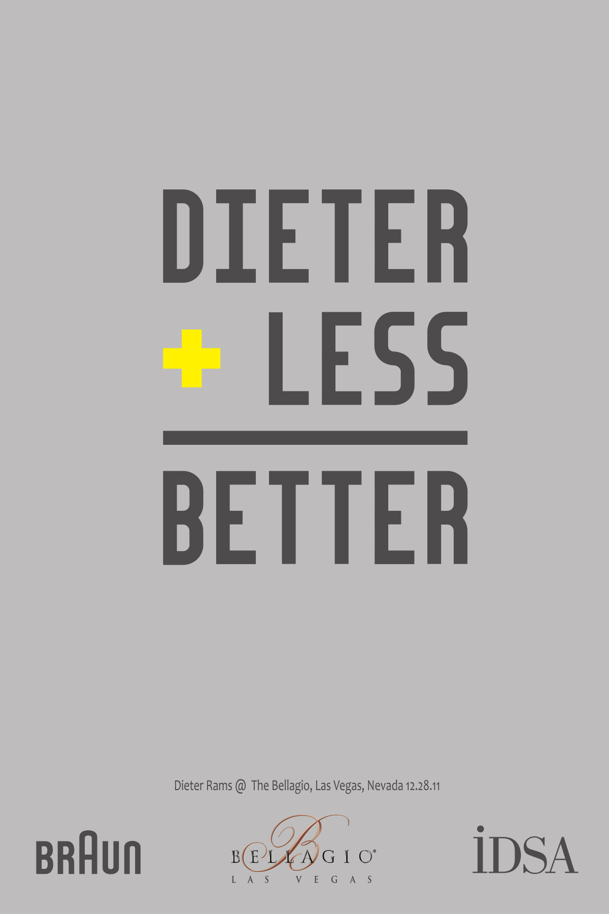 Dieter Rams Speech Poster Image