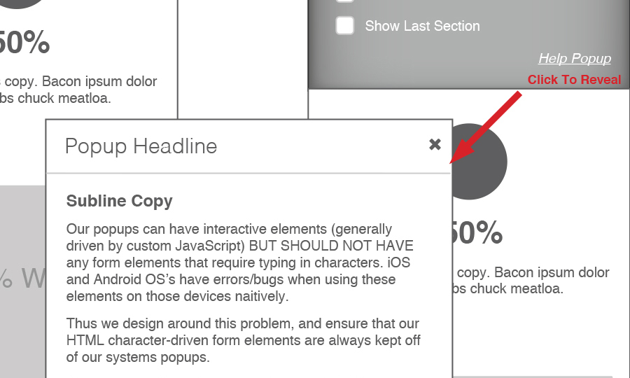 XCast Content Block Flow Wireframe Thumbnail